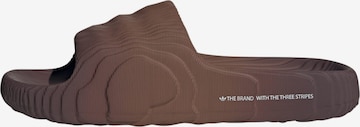 Mule 'Adilette 22' ADIDAS ORIGINALS en marron : devant