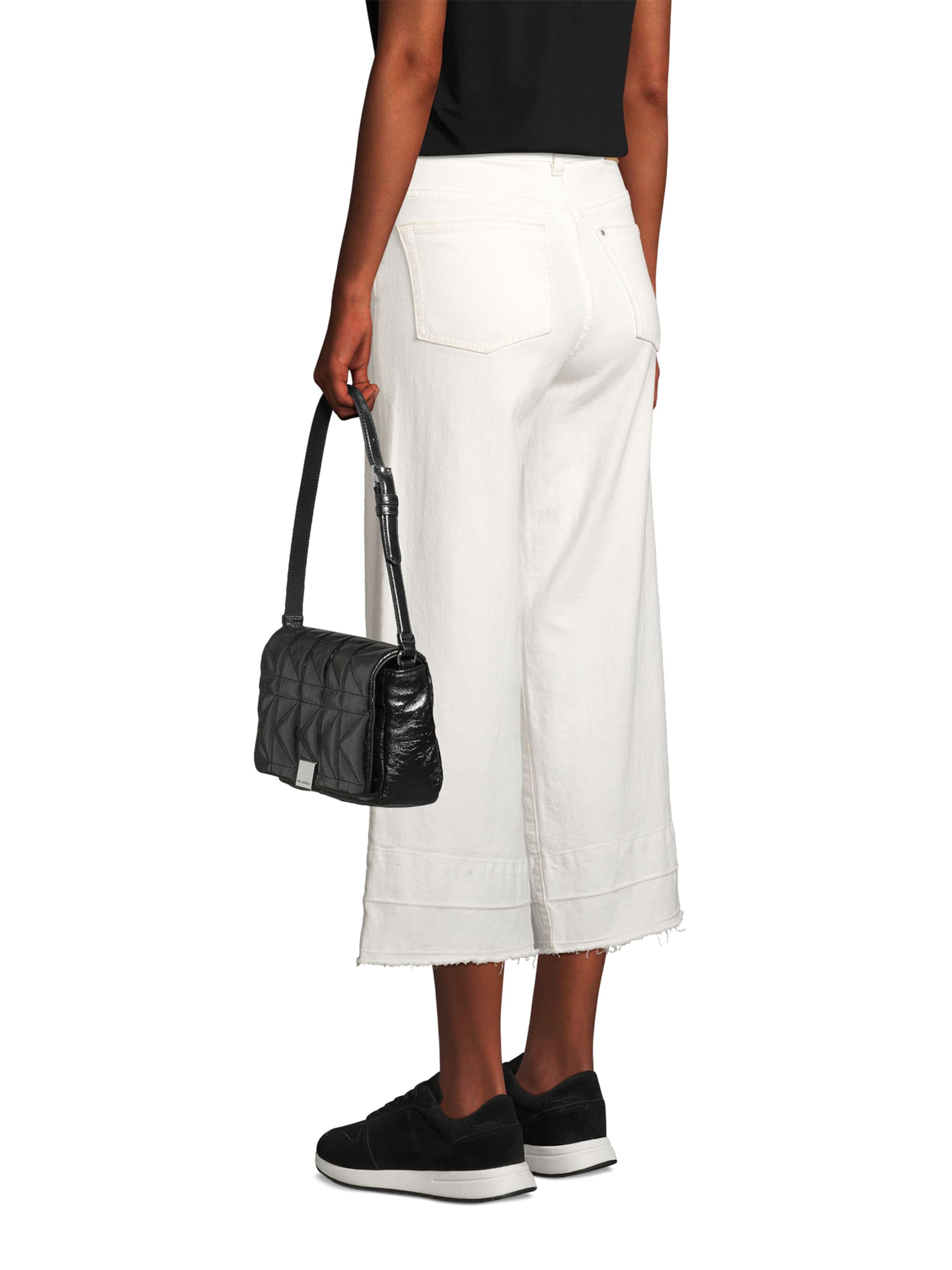 Karl Lagerfeld Чанта за през рамо в черно: отпред