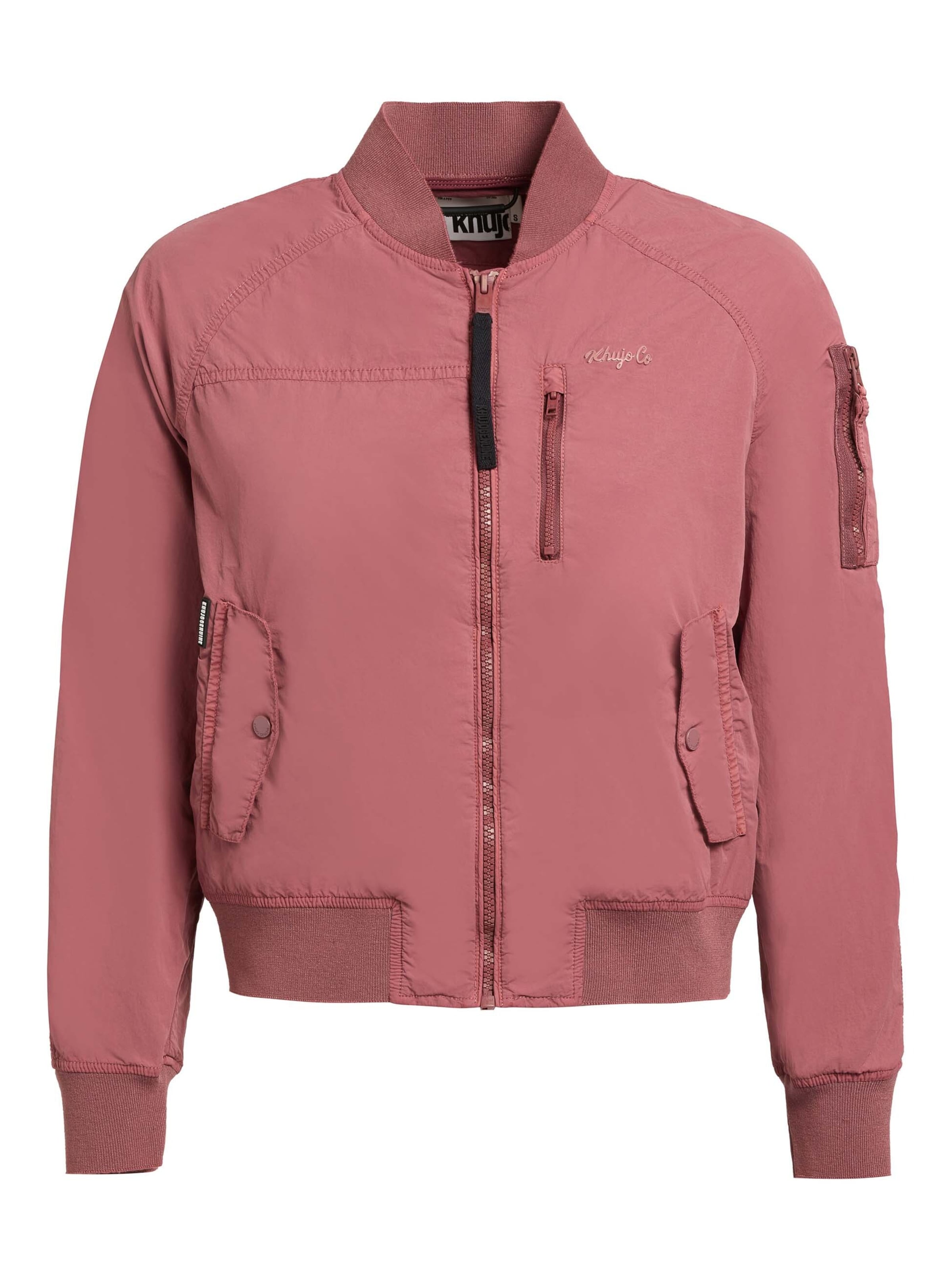 khujo Kurtka przejściowa w kolorze różowy: przód