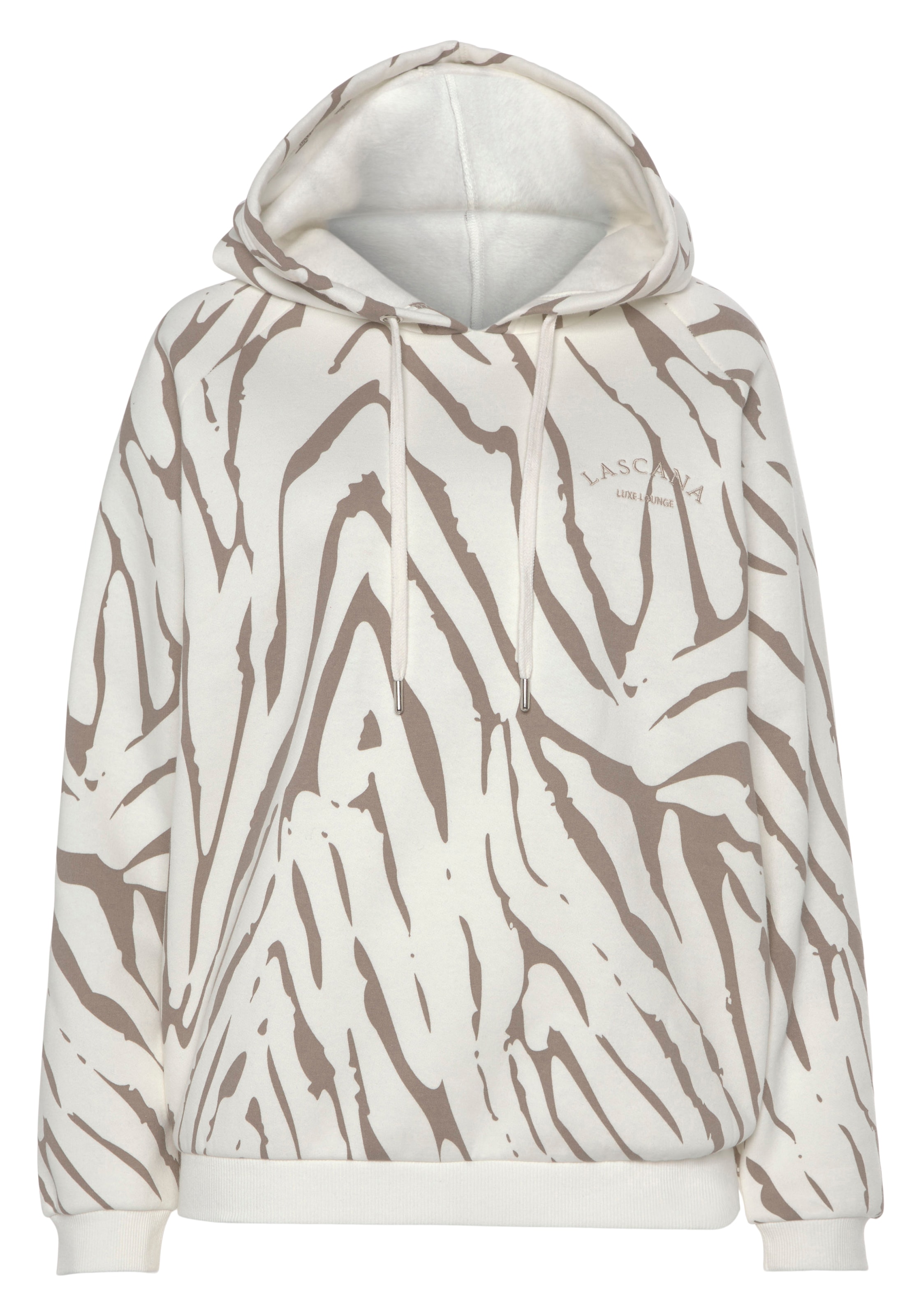 LASCANA Sweatshirt in Beige: Vorderseite