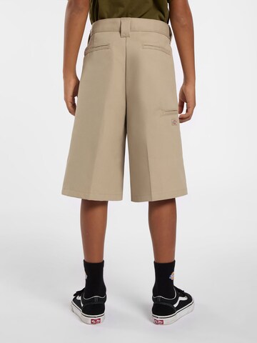 DICKIES Široke hlačnice Hlače 'KIDS MULTI POCKET WORK SHORT' | bež barva