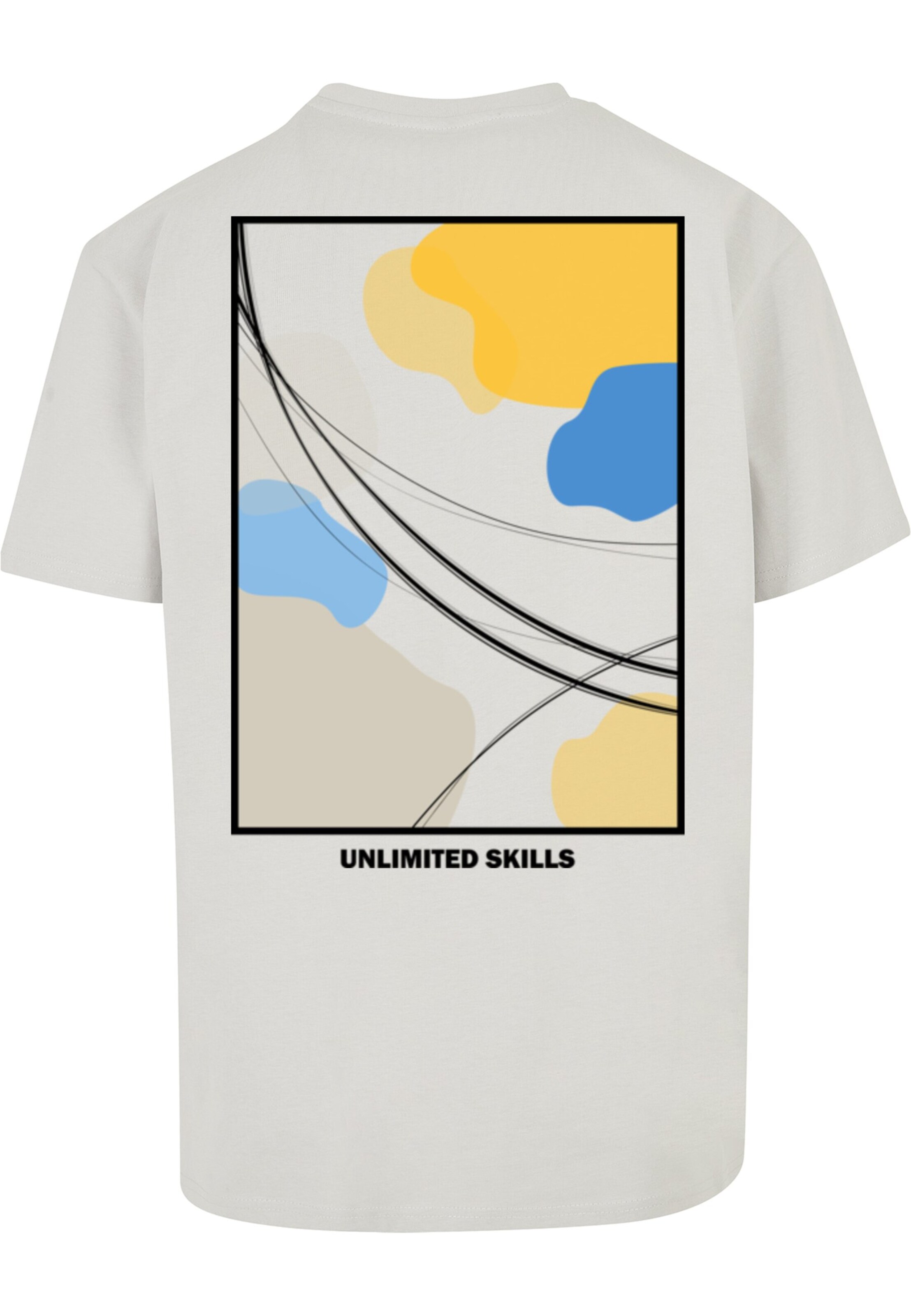 Merchcode Shirt 'Unlimited Skills' in Grey