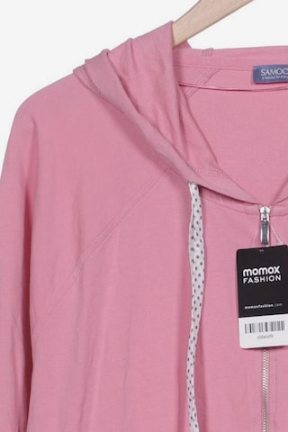 SAMOON Sweatshirt & Zip-Up Hoodie in 5XL in Pink