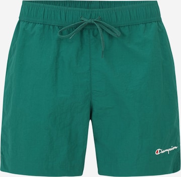 Shorts de bain Champion Authentic Athletic Apparel en vert : devant