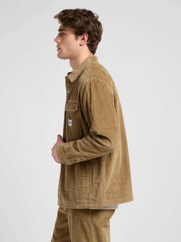 Lee Comfort fit Button Up Shirt 'Workwear Overshirt' in Brown