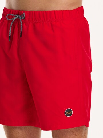 Pantaloncini da bagno 'MIKE' di Shiwi in rosso