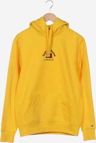 Tommy Jeans Sweatshirt & Zip-Up Hoodie in S in Yellow: front