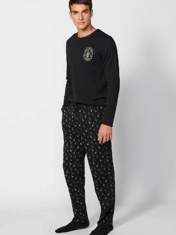 KOROSHI Pajamas long in Black