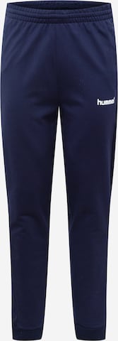 Hummel Spodnie sportowe w kolorze niebieski: przód