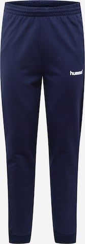 Hummel Sportbroek in Blauw: voorkant