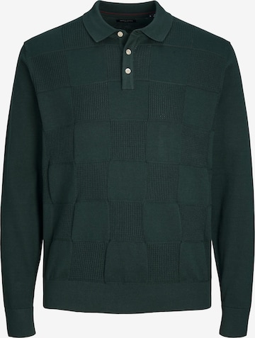 JACK & JONES Sweater 'Bluchecker' in Green: front