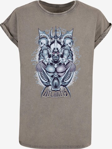 ABSOLUTE CULT Shirt 'Aquaman - Ocean Master' in Grey: front