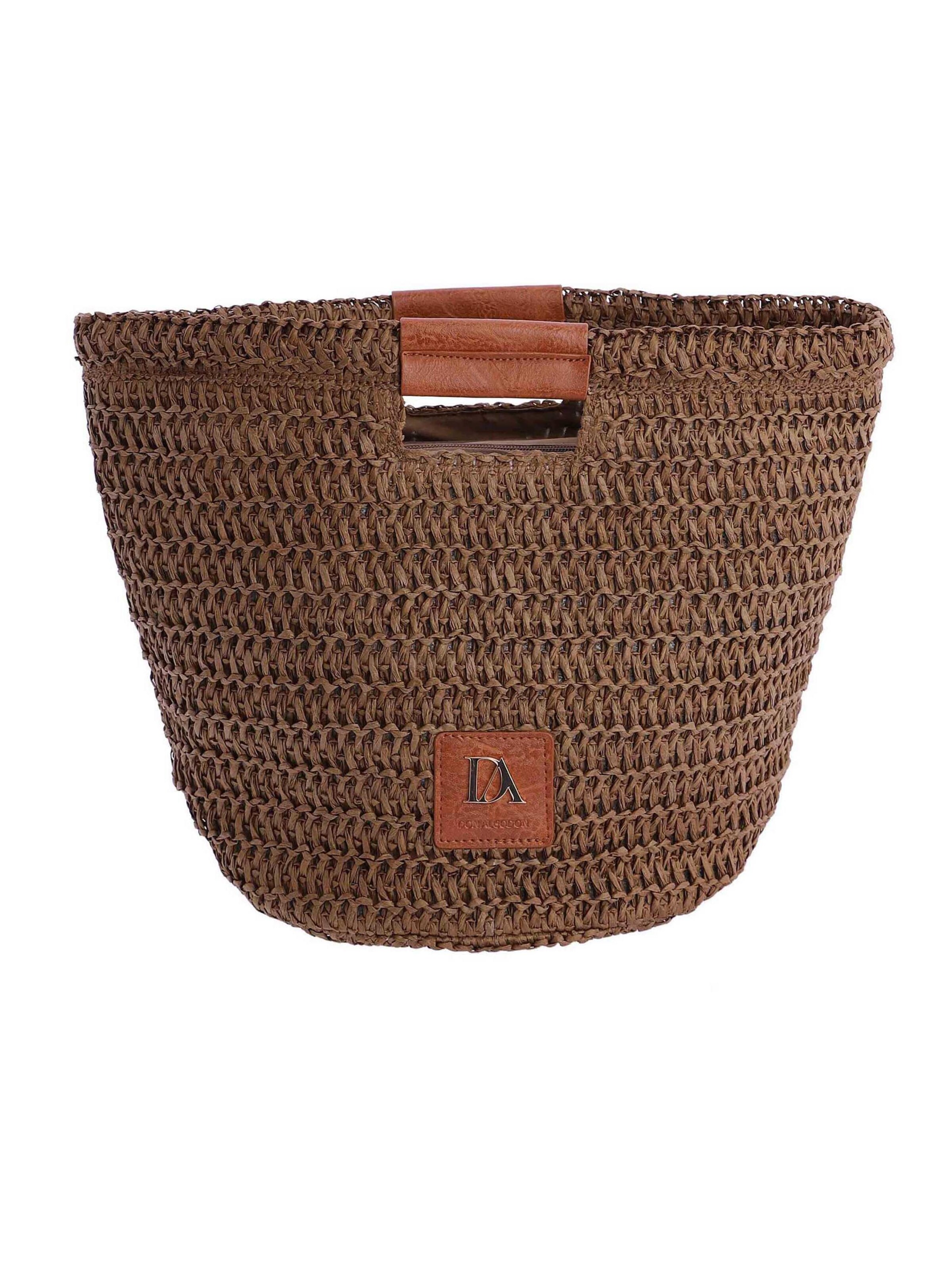 Don Algodon - Bolso de hombro 'Silene' en marrón: frente