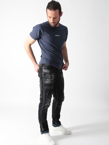 Miracle of Denim Slimfit Jeans 'Marcel' in Zwart