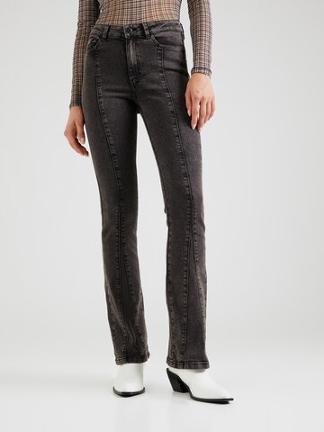 Noisy may Flared Jeans in Black: front