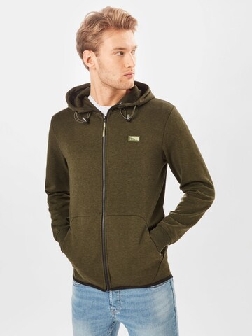 Veste de survêtement 'AIR' JACK & JONES en vert : devant