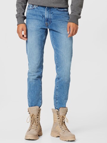 Abercrombie & Fitch Regular Jeans in Blauw: voorkant