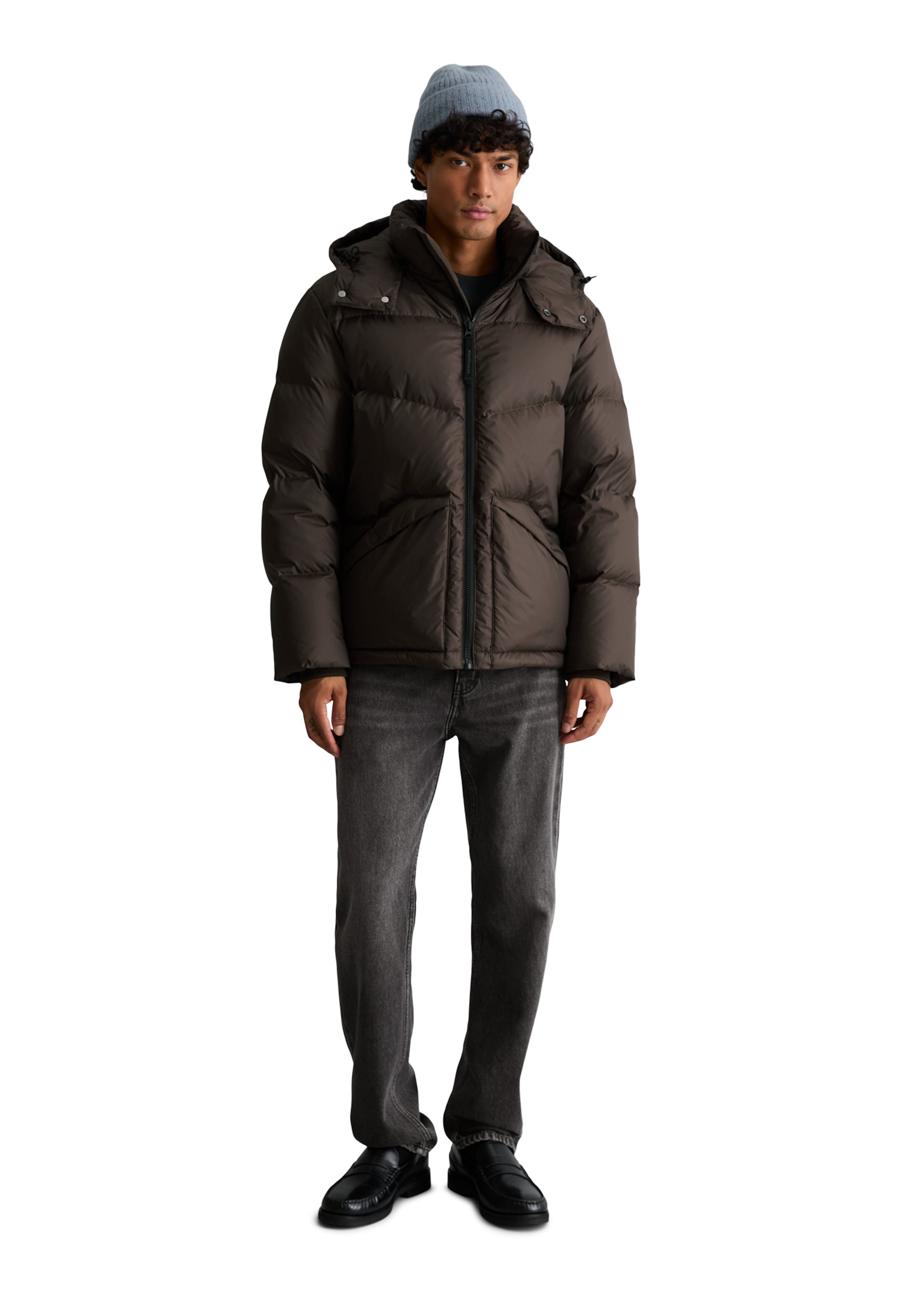 Marc O'Polo DENIM Winter jacket in Brown: front