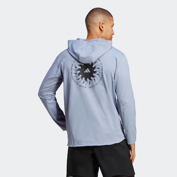 ADIDAS PERFORMANCE Athletic Sweatshirt 'Graphic ' in Blue