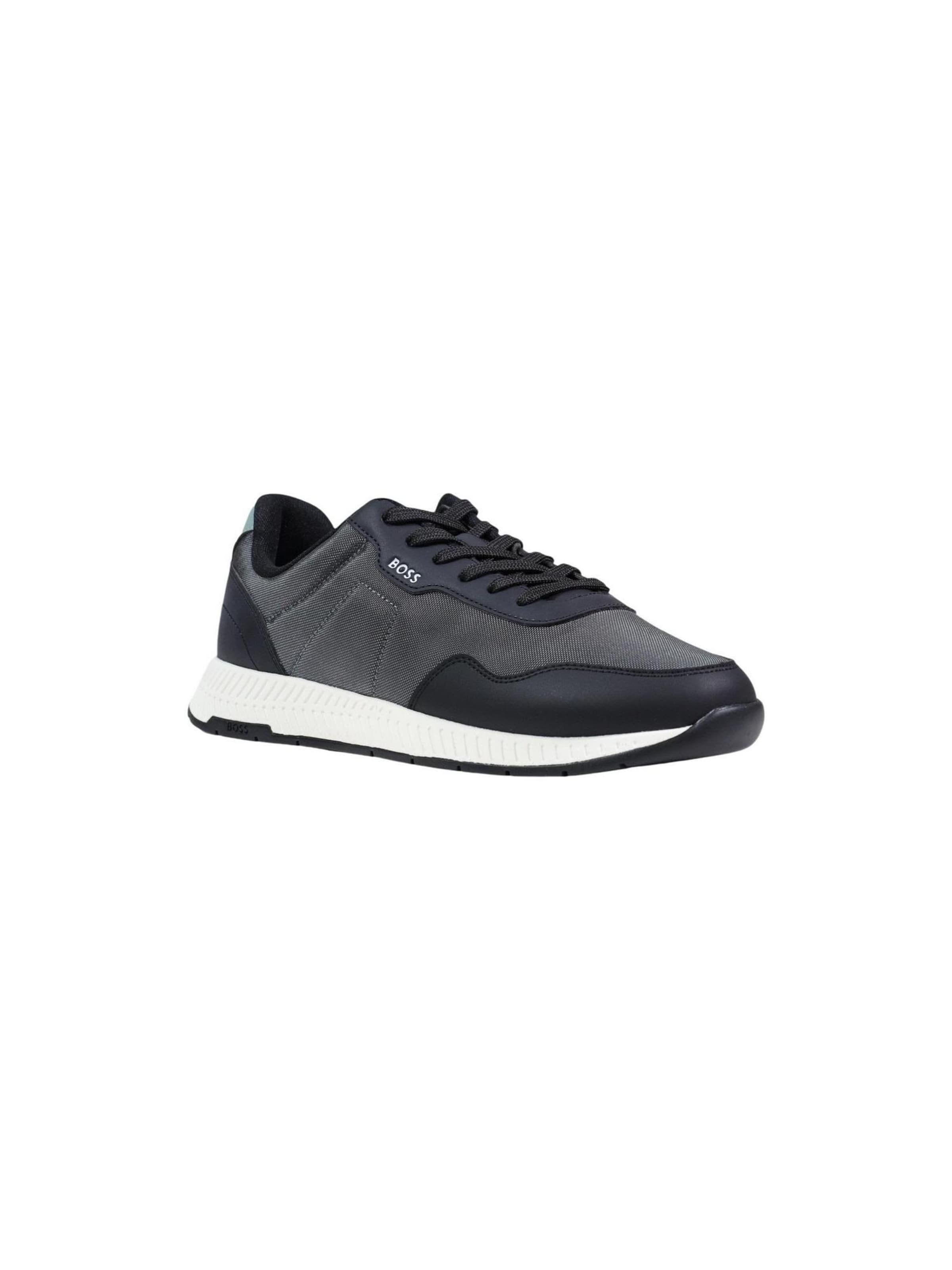 BOSS - Zapatillas deportivas bajas en negro: frente