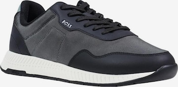 BOSS - Zapatillas deportivas bajas en negro: frente