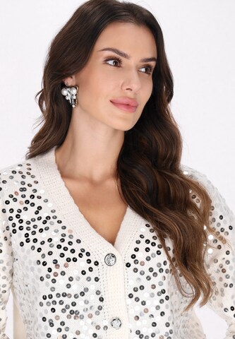 faina Knit cardigan in White