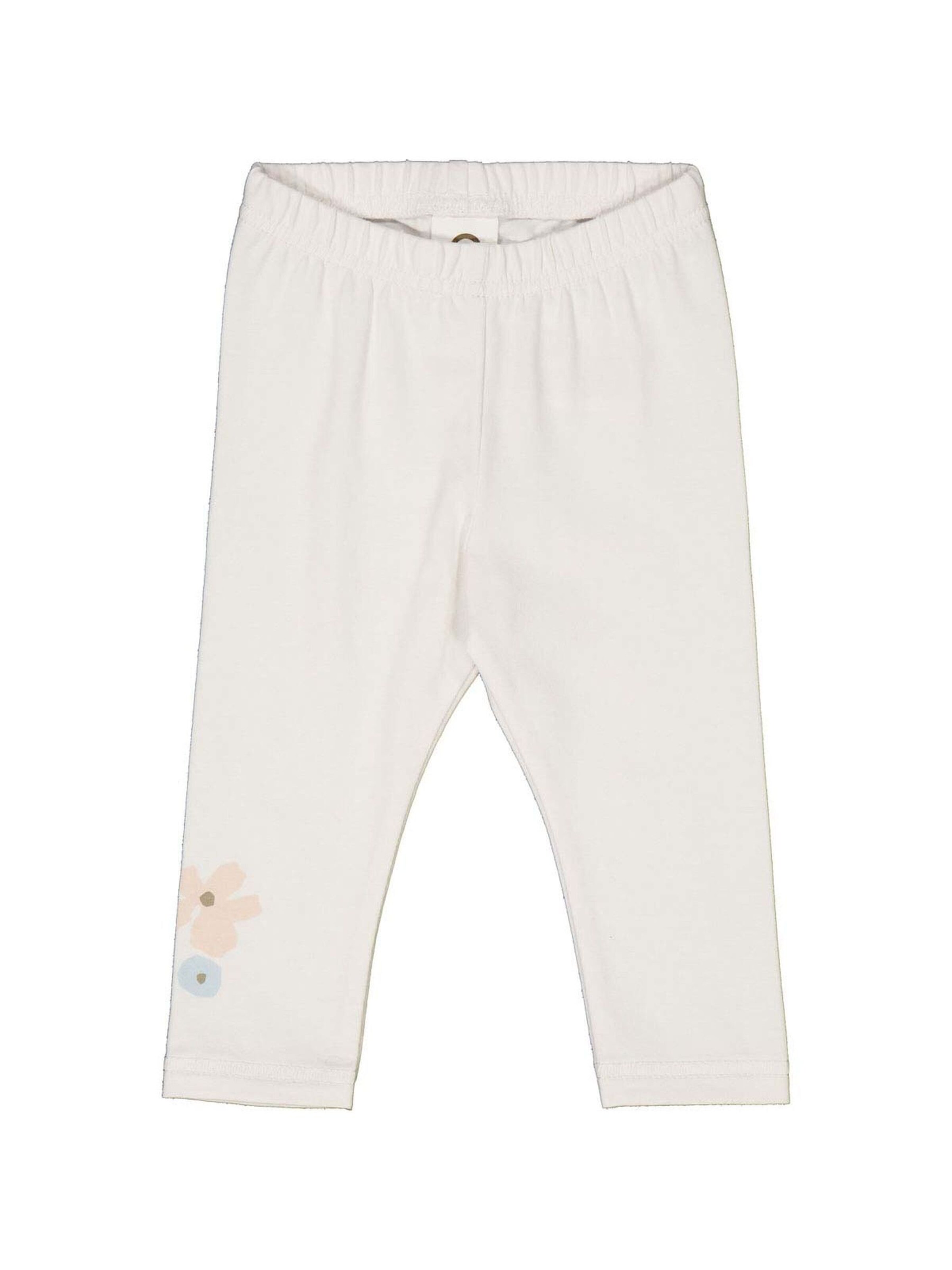 Regular Leggings Müsli by GREEN COTTON en blanc : devant