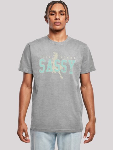 F4NT4STIC Shirt 'Looney Tunes Lola Bunny Sassy' in Grey: front