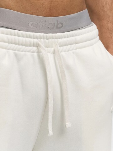 cfab (formerly creamy fabrics) Regular Hose 'Relaxed Straight'‌ in Weiß