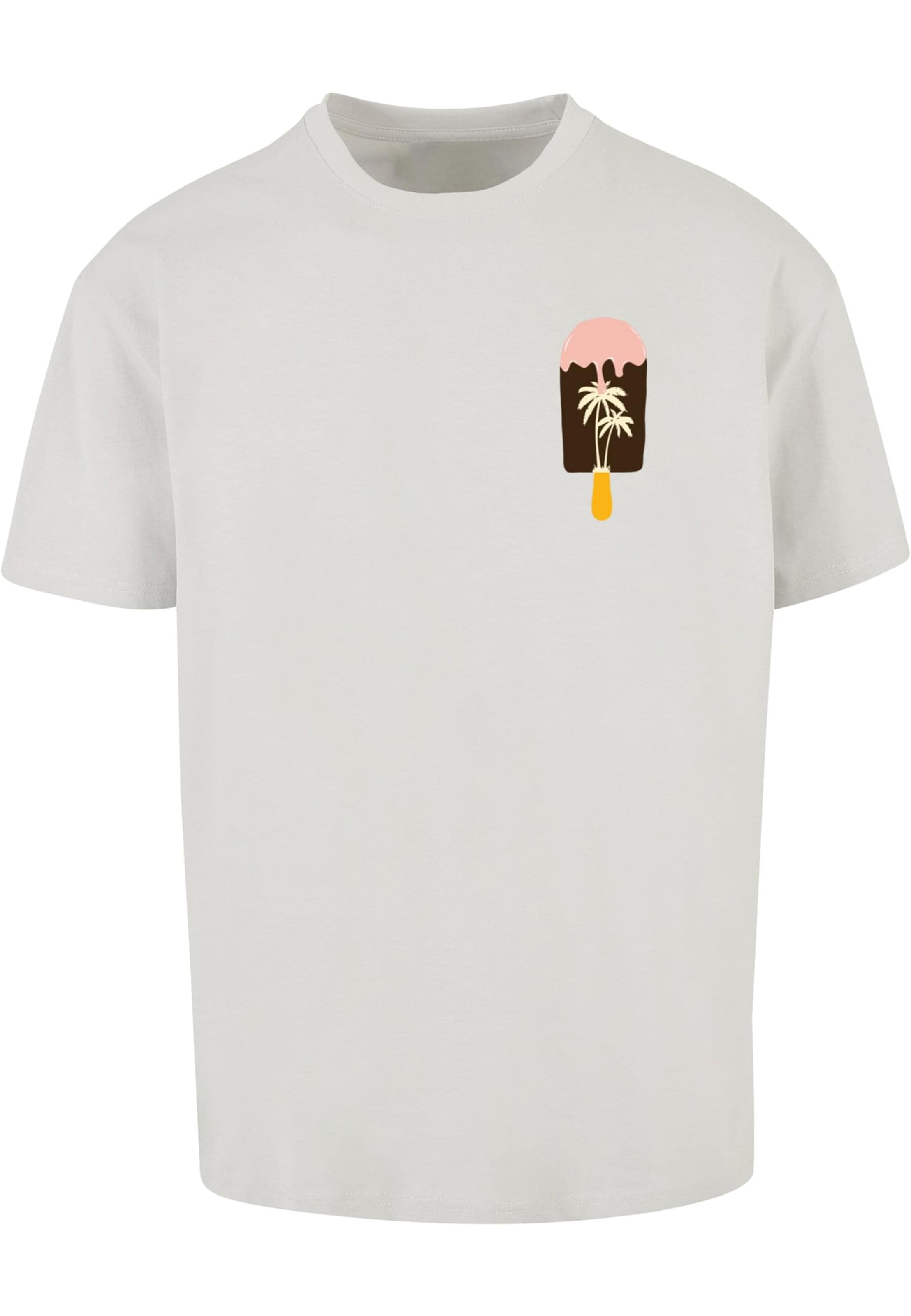 Merchcode Paita 'Summer - Icecream' värissä harmaa: etupuoli