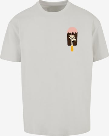 Merchcode Shirt 'Summer - Icecream' in Grau: predná strana