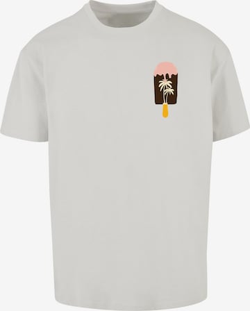 Maglietta 'Summer - Icecream' di Merchcode in grigio: frontale