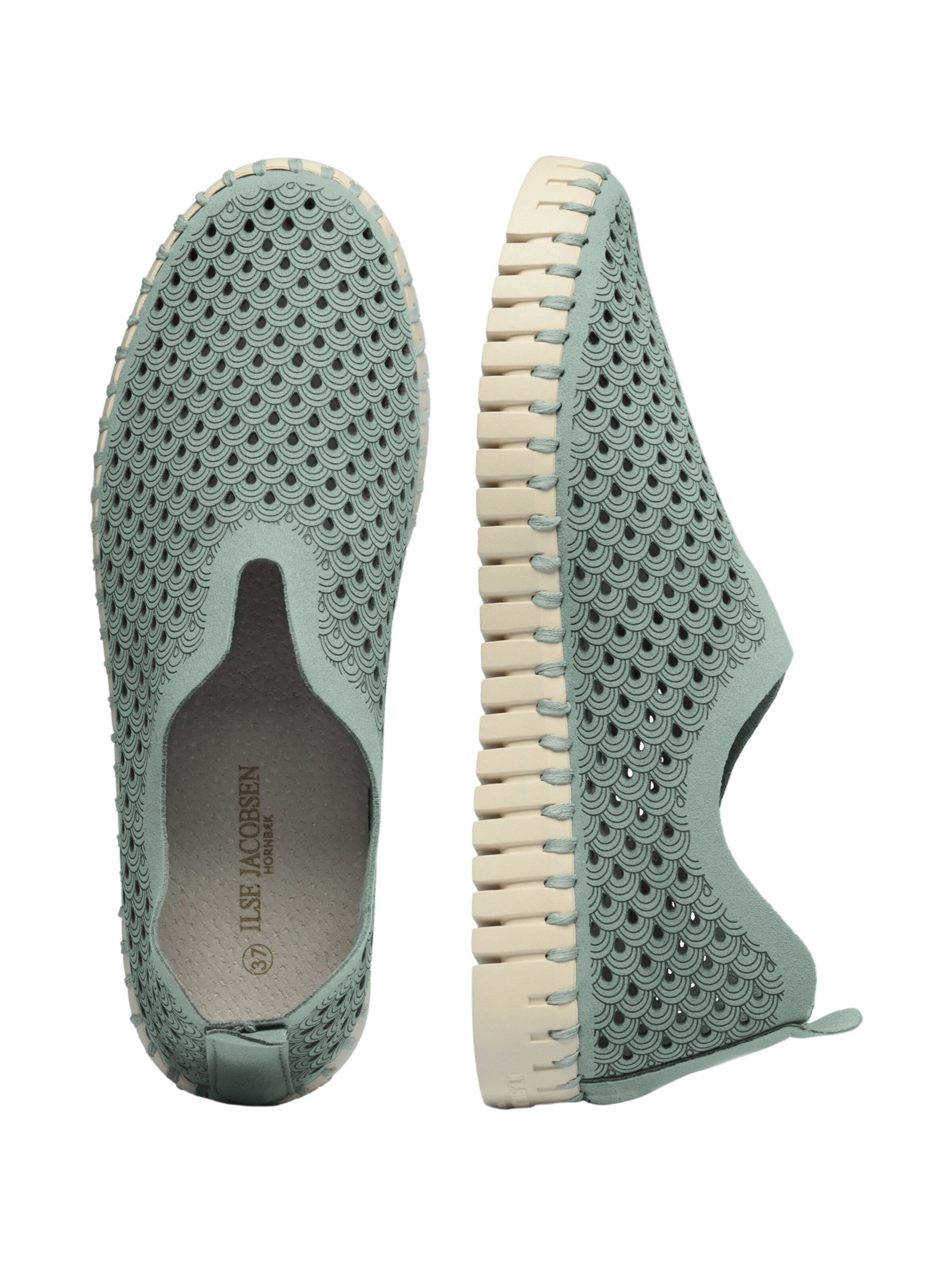 ILSE JACOBSEN Slip On 'TULIP' in Grün