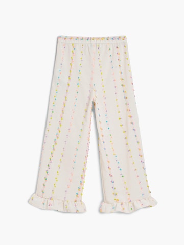 Desigual Štandardný strih Nohavice - Biela