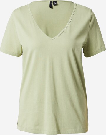 VERO MODA Shirt 'PAULA' in Groen: voorkant