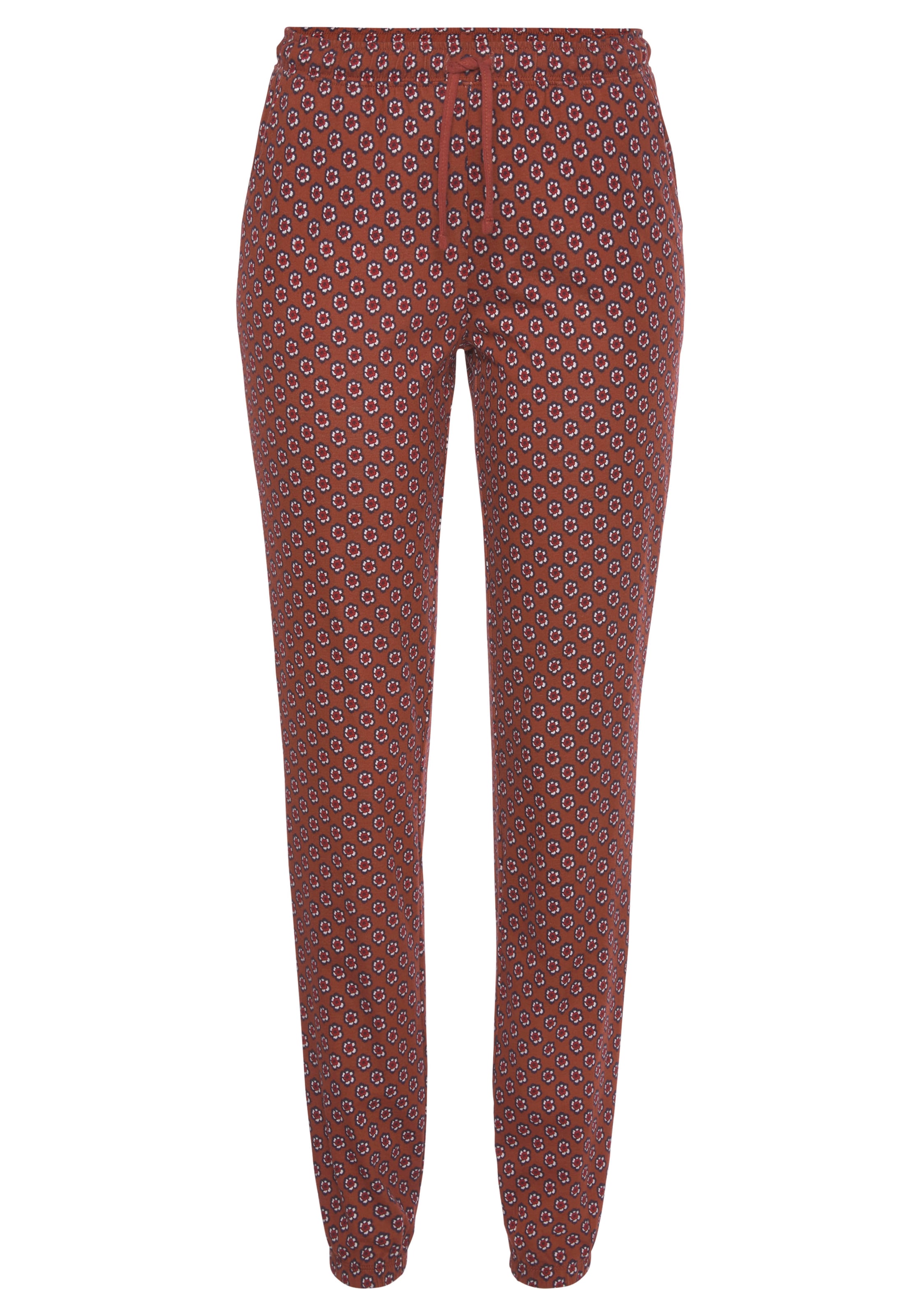 VIVANCE Pajama Pants 'Dreams' in Red: front