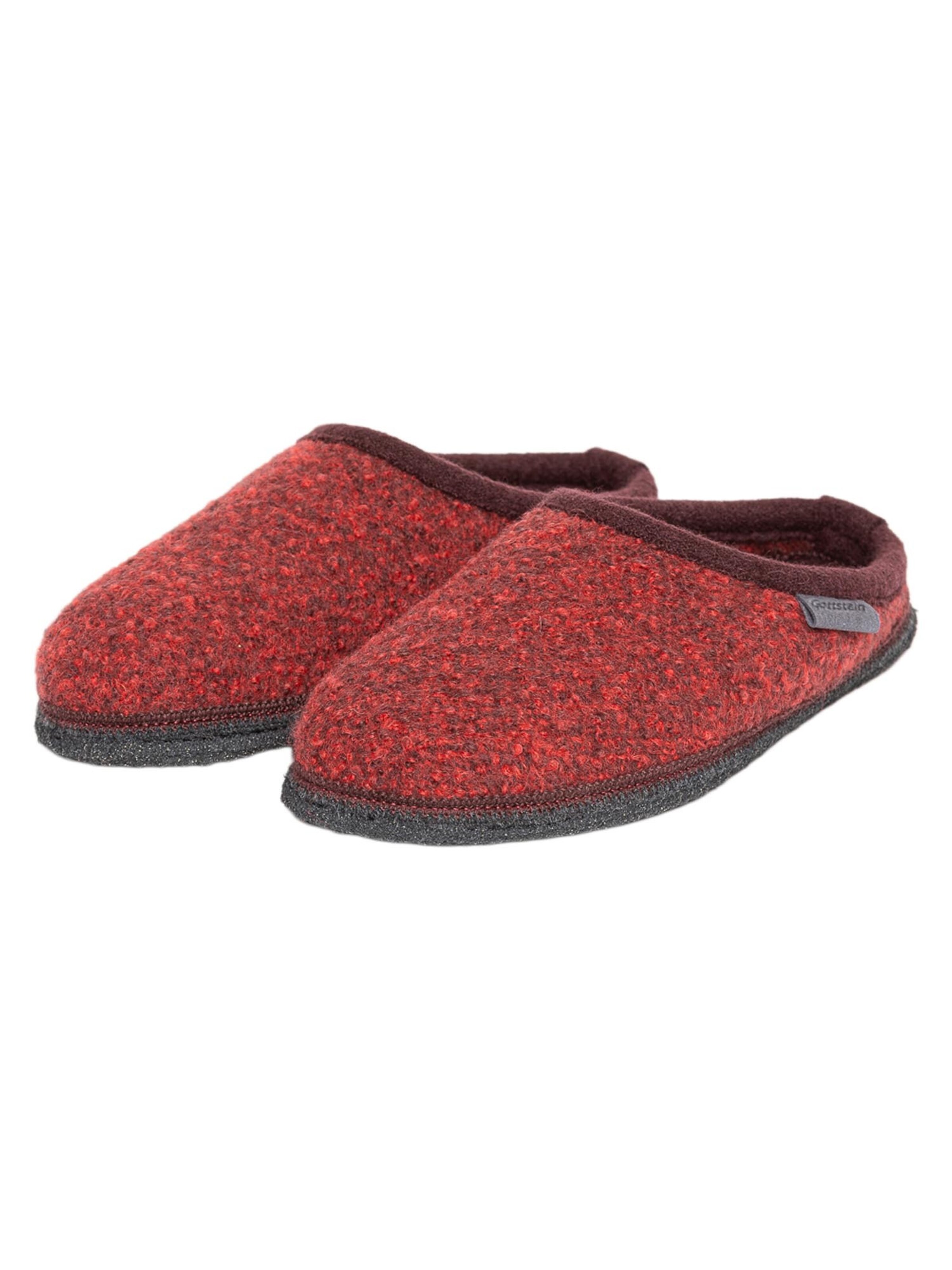 Gottstein Hausschuh 'Wool Venture'‌‌‌‌‌‌‌‌‌ in Rot