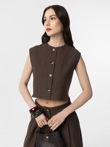 Antioch Vest 'Theresa' in Brown: front