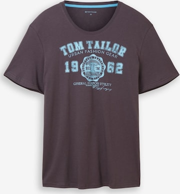 TOM TAILOR Men + Футболка в Черный: спереди