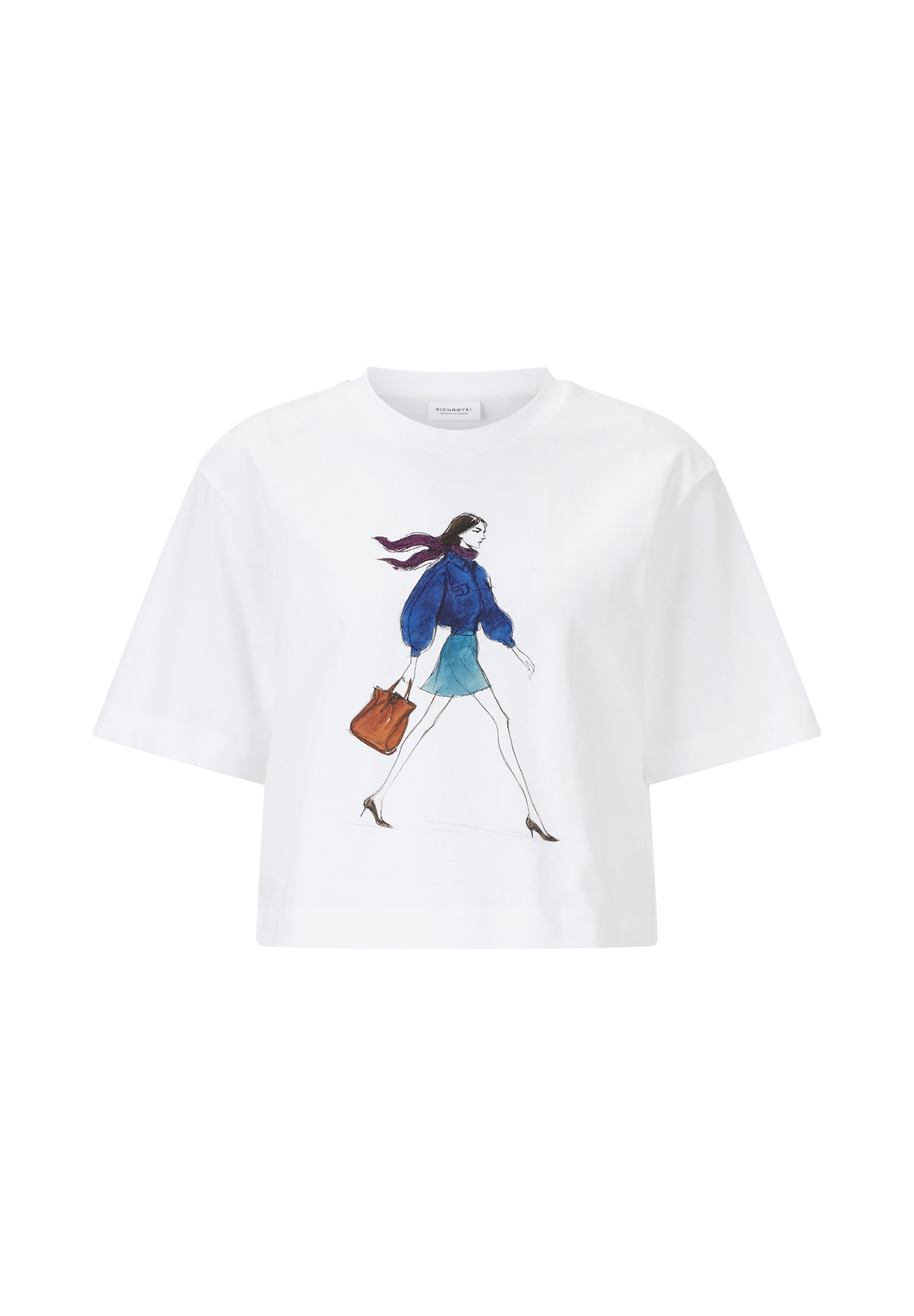 Rich & Royal - Camiseta en blanco: frente