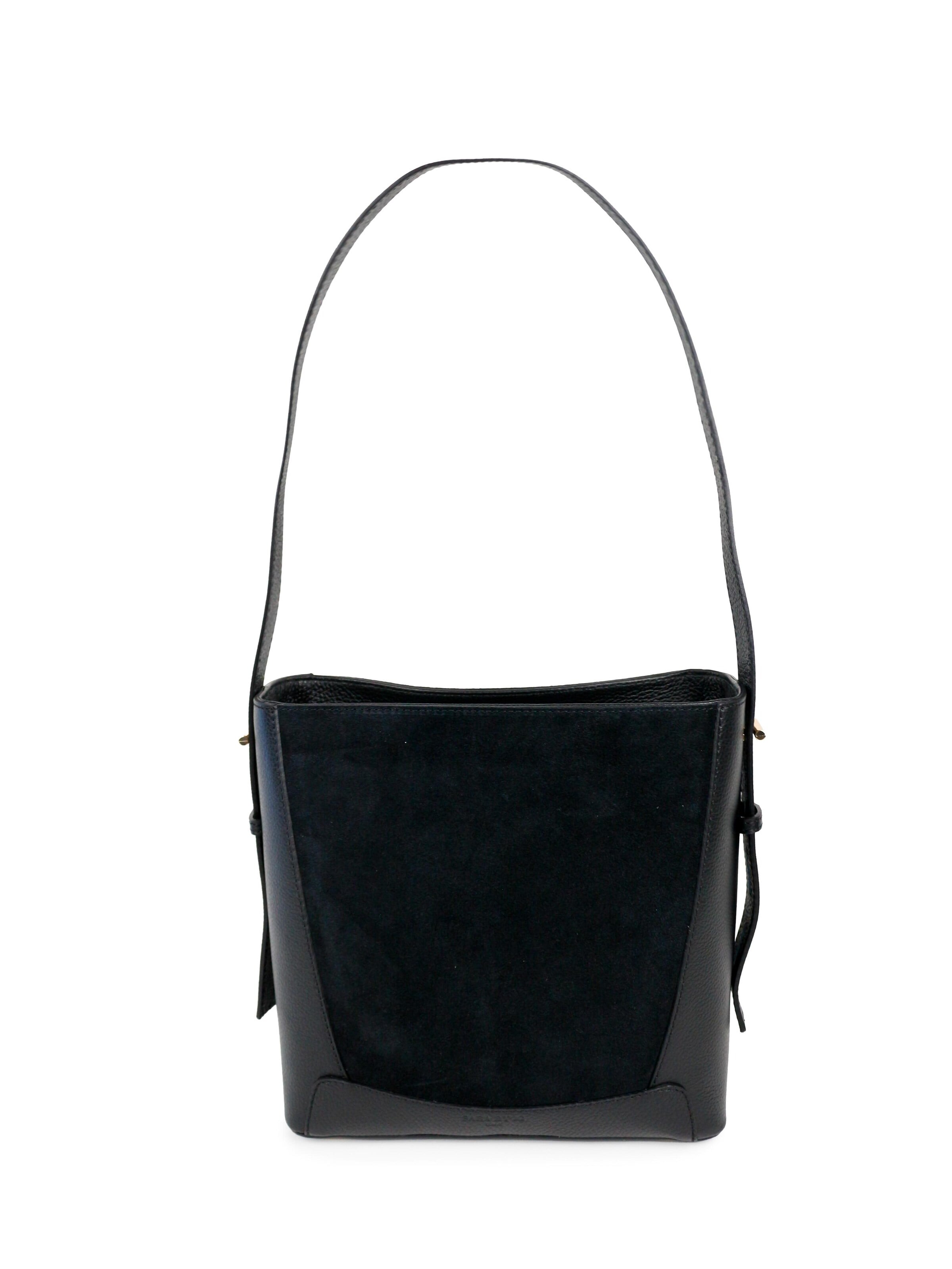 SARA BY JG Skuldertaske 'La Solida - Made in Italy' i sort: forside