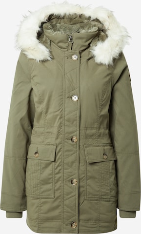 Parka d’hiver HOLLISTER en vert : devant