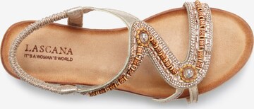 LASCANA Sandals in Beige