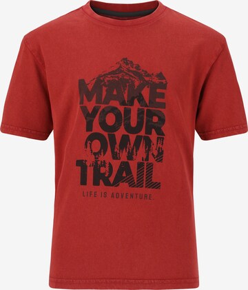 Whistler Performance Shirt 'Hitch' in Red: front