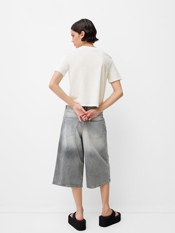 Bershka T-Shirt in Weiß