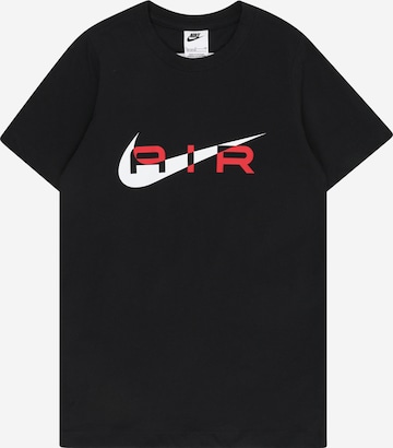 T-Shirt 'AIR' Nike Sportswear en noir : devant