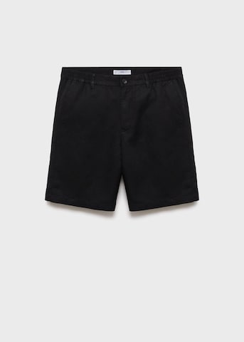 MANGO MAN Regular Pants 'Banarea' in Black
