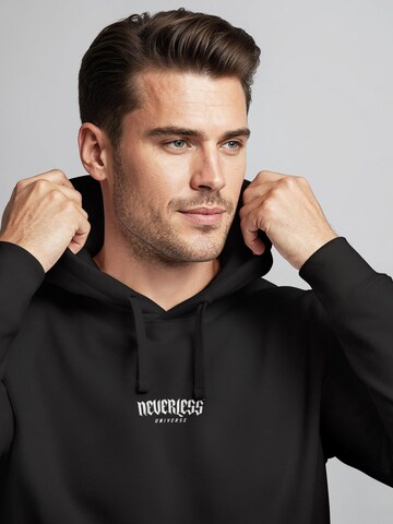 Neverless Sweatshirt 'Guns' in Schwarz