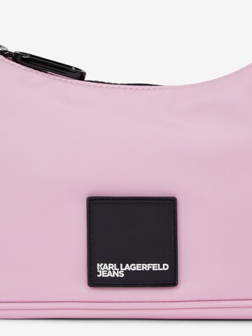 KARL LAGERFELD JEANS - Mala de ombro 'Urban' em rosa