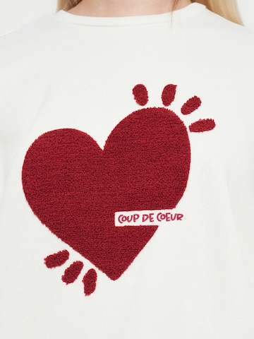 ONLY Sweatshirt 'ONLTAMMIE' in White